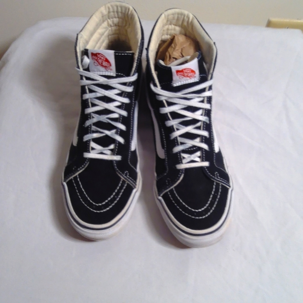 Vans Sk8- High high-top sneaker Black Size W-9 M-7.5